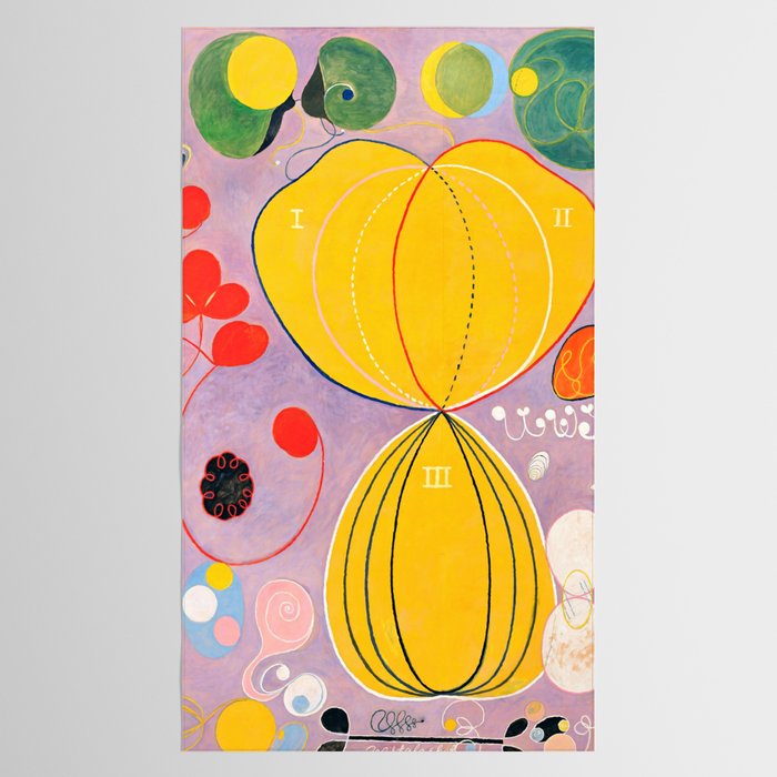 Hilma af Klint "The Ten Largest, No. 07, Adulthood, Group IV" Tablecloth Gallery Image 2