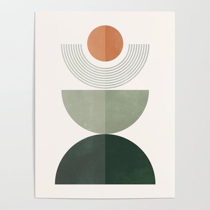 Minimal Geometric Shapes 175 Poster Gallery Image 1