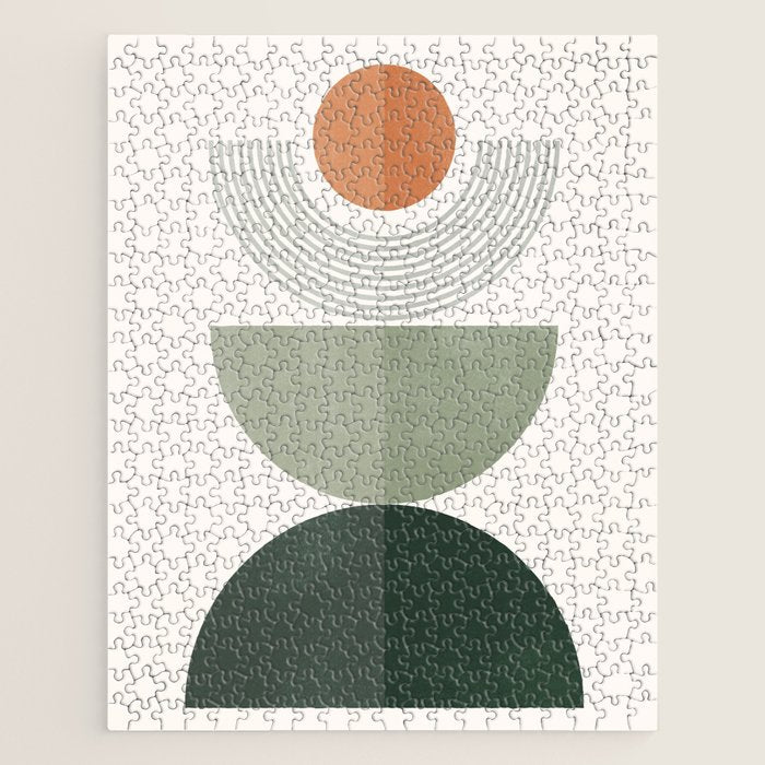 Minimal Geometric Shapes 175 Jigsaw Puzzle Gallery Image 1