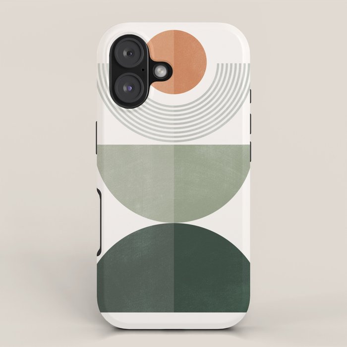 Minimal Geometric Shapes 175 iPhone Case Gallery Image 1