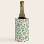 Little flowers aqua Wine Chiller Gallery Image 1
