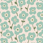 Little flowers aqua Coffee Mug Gallery Image 2
