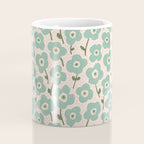 Little flowers aqua Coffee Mug Gallery Image 4