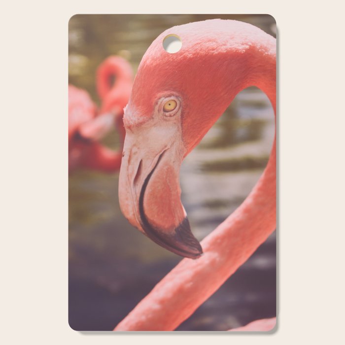 Pink Flamingo II Cutting Board Gallery Image 1
