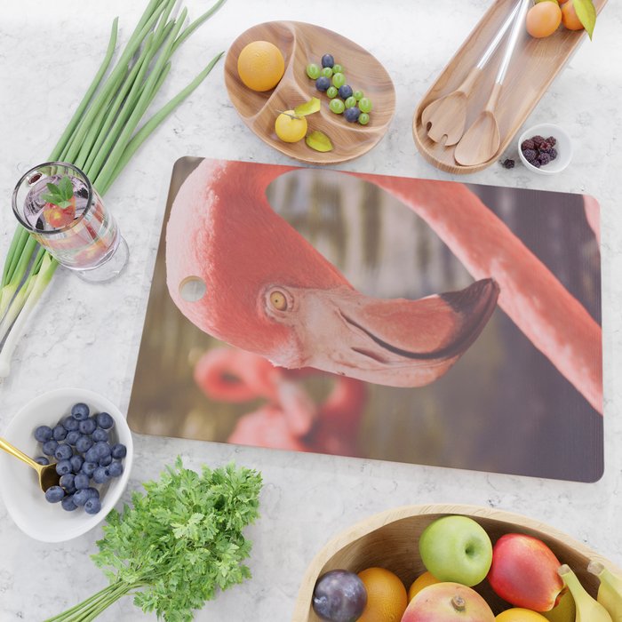Pink Flamingo II Cutting Board Gallery Image 2