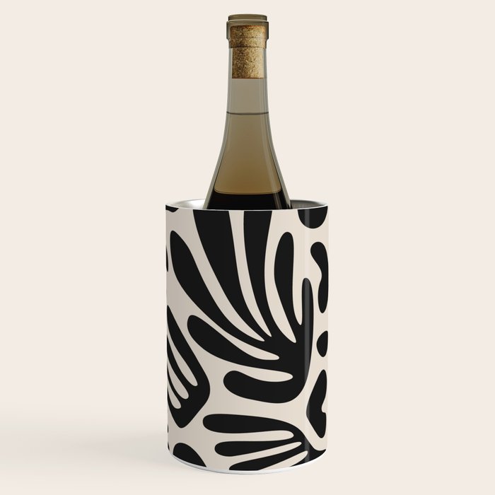 Matisse Cut Outs Ecru Beige Black Mid Century Modern Art Wine Chiller Gallery Image 3