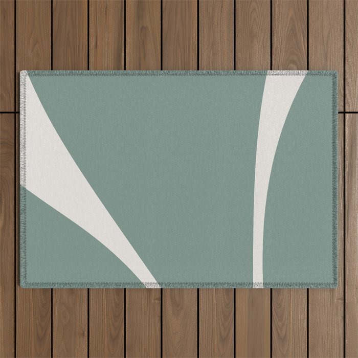 Minimalist Plant Abstract XXVIII Outdoor Rug Gallery Image 1