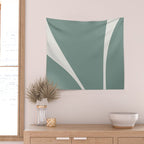 Minimalist Plant Abstract XXVIII Wall Tapestry Gallery Image 2