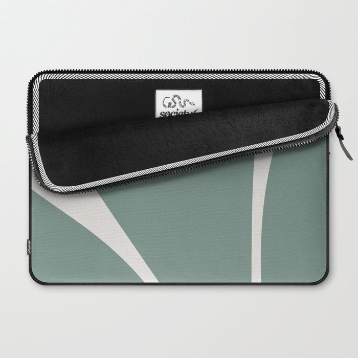 Minimalist Plant Abstract XXVIII Laptop Sleeve Gallery Image 2