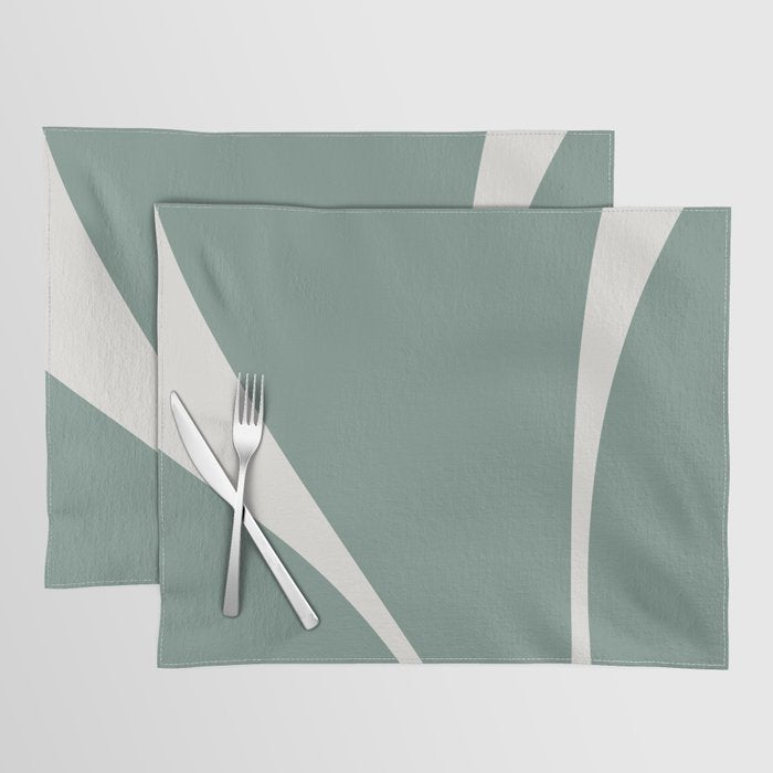 Minimalist Plant Abstract XXVIII Placemat Gallery Image 1