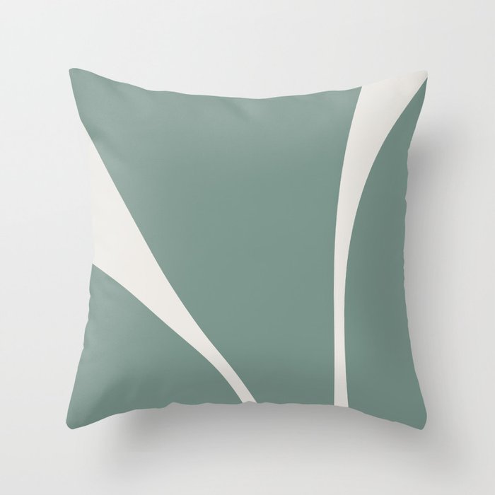 Minimalist Plant Abstract XXVIII Throw Pillow Gallery Image 1