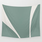 Minimalist Plant Abstract XXVIII Wall Tapestry Gallery Image 4
