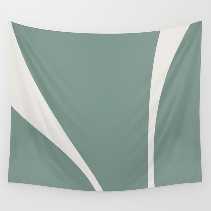 Minimalist Plant Abstract XXVIII Wall Tapestry Gallery Image 4