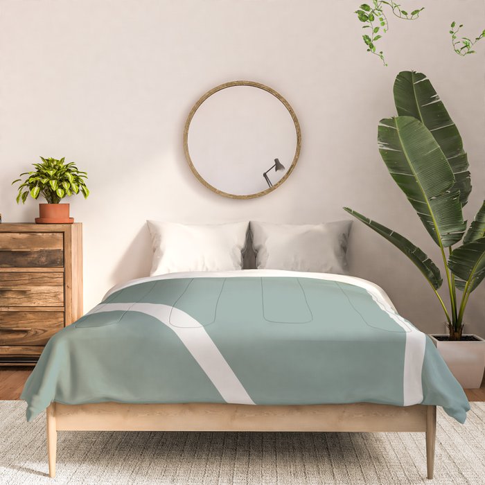 Minimalist Plant Abstract XXVIII Comforter Gallery Image 3
