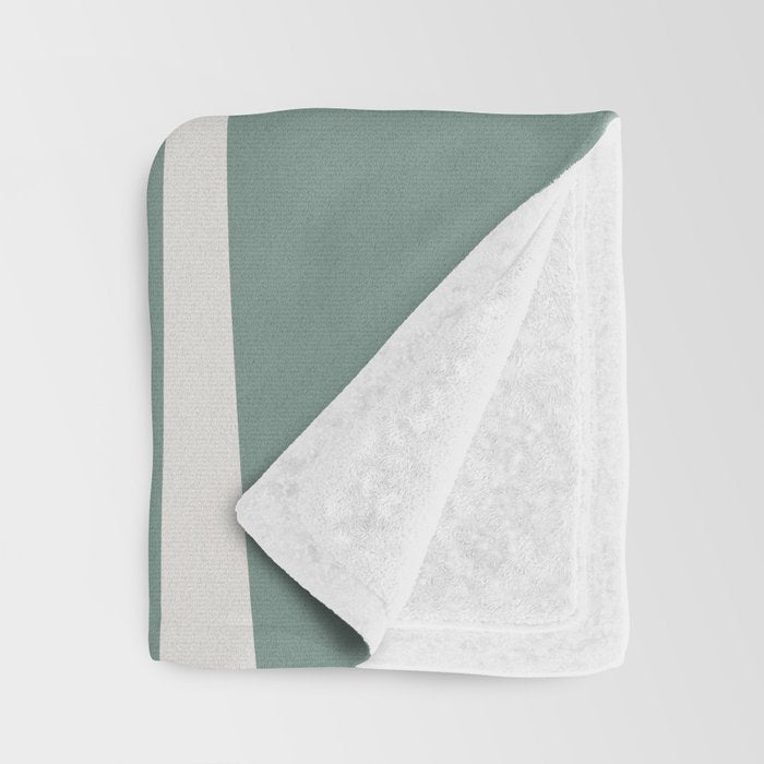 Minimalist Plant Abstract XXVIII Throw Blanket Gallery Image 3