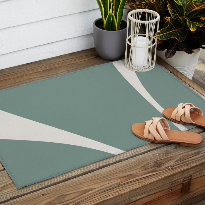 Minimalist Plant Abstract XXVIII Outdoor Rug Gallery Image 2