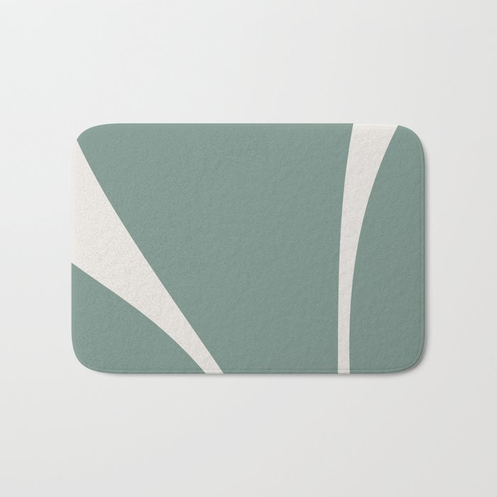 Minimalist Plant Abstract XXVIII Bath Mat Gallery Image 1