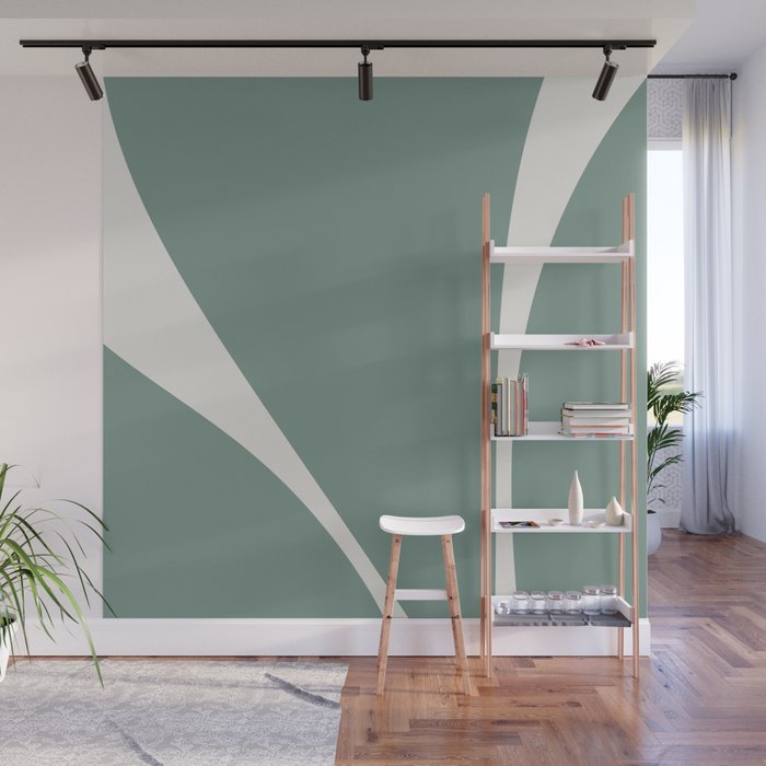Minimalist Plant Abstract XXVIII Wall Mural Gallery Image 1