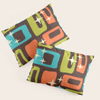 Retro Mid Century Modern Abstract Pattern 632 Pillow Sham Gallery Image 3
