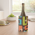 Retro Mid Century Modern Abstract Pattern 632 Wine Chiller Gallery Image 4
