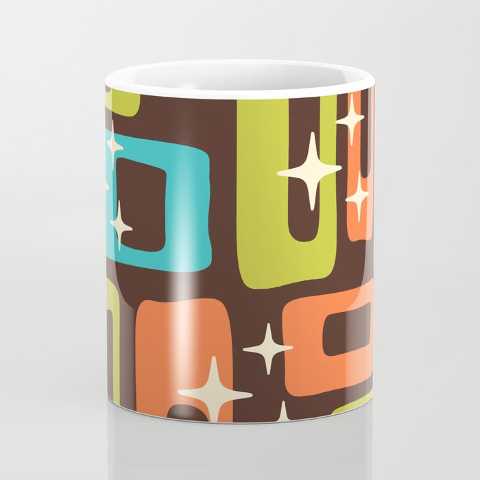 Retro Mid Century Modern Abstract Pattern 632 Coffee Mug Gallery Image 4