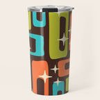 Retro Mid Century Modern Abstract Pattern 632 Travel Mug Gallery Image 1