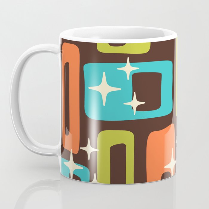 Retro Mid Century Modern Abstract Pattern 632 Coffee Mug Gallery Image 3