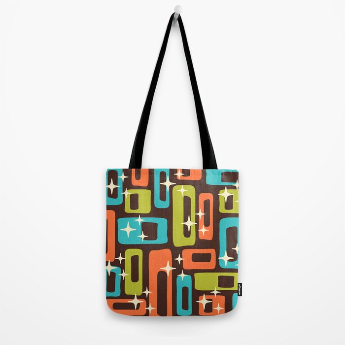 Retro Mid Century Modern Abstract Pattern 632 Tote Bag Gallery Image 2