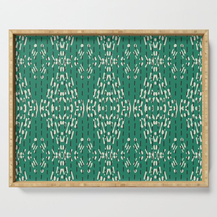 ZOLA KANTHA GREEN Serving Tray Gallery Image 1