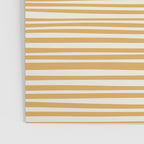 Natural Stripes Modern Minimalist Colour Block Pattern Charcoal Grey, Muted Mustard Gold, and Cream Beige Poster Gallery Image 3
