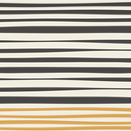 Natural Stripes Modern Minimalist Colour Block Pattern Charcoal Grey, Muted Mustard Gold, and Cream Beige Coffee Mug Gallery Image 2