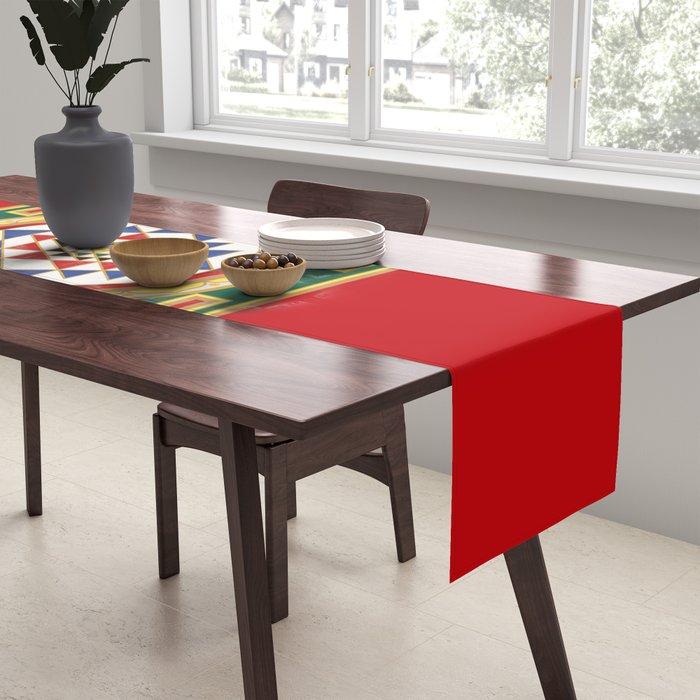 Sri Yantra colored Table Runner Gallery Image 2