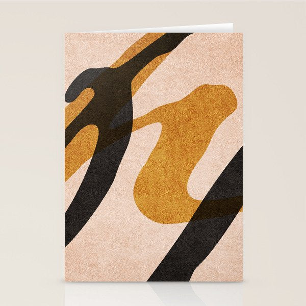 ABSTRACT ALPHABET / Script P Stationery Card Gallery Image 2