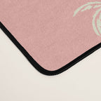 Vintage palm tree beach doodle pattern Desk Mat Gallery Image 4