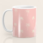Vintage palm tree beach doodle pattern Coffee Mug Gallery Image 3