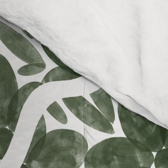 Green Petals Oasis Motif Comforter Gallery Image 4