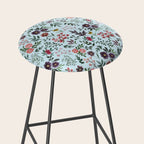 Bright Watercolor Flower - Blue Stool Gallery Image 2