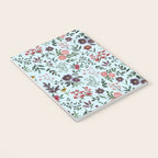 Bright Watercolor Flower - Blue Notebook Gallery Image 3