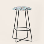 Bright Watercolor Flower - Blue Stool Gallery Image 1
