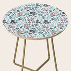 Bright Watercolor Flower - Blue Side Table Gallery Image 2