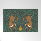 Leopard Vase - midnight Welcome Mat Gallery Image 1