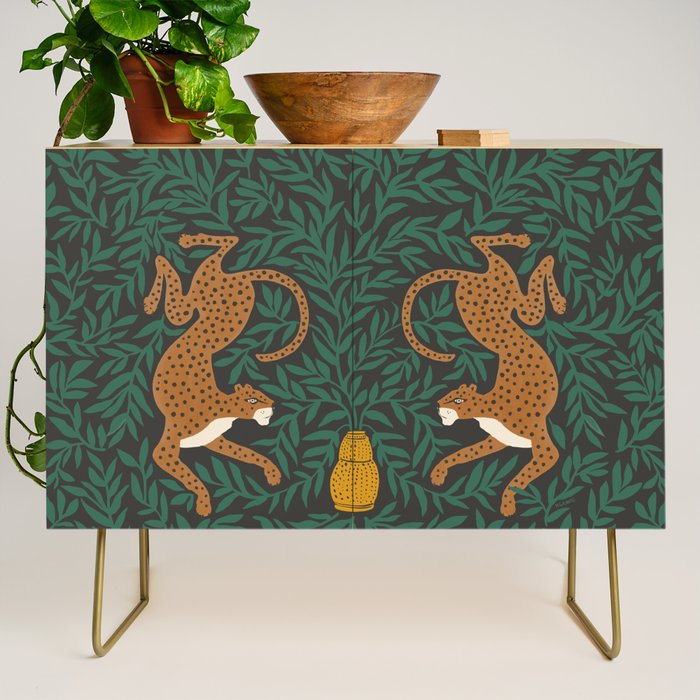 Leopard Vase - midnight Credenza Gallery Image 1