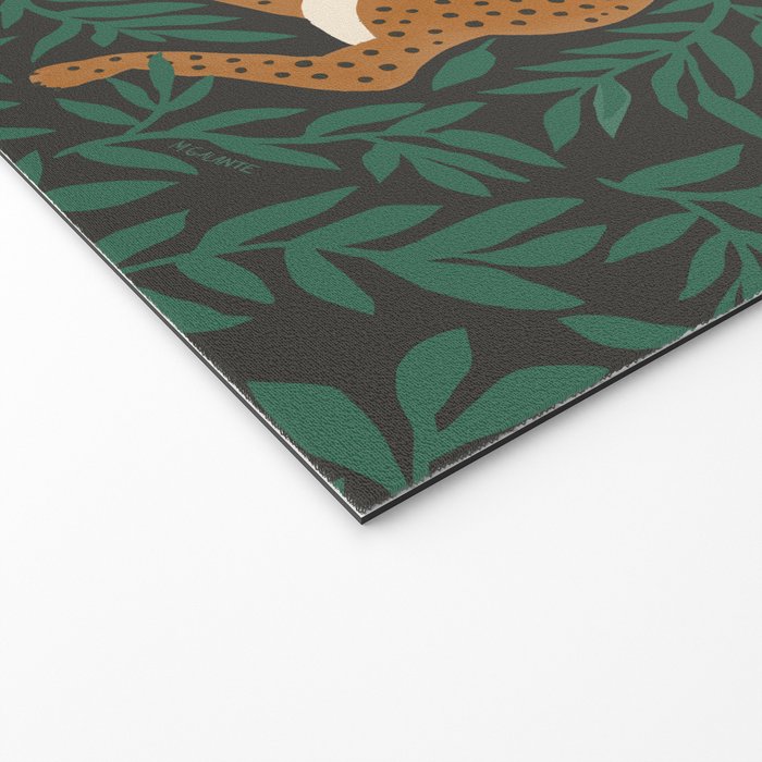 Leopard Vase - midnight Welcome Mat Gallery Image 2