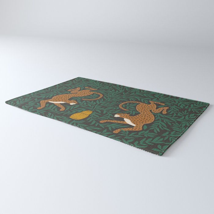 Leopard Vase - midnight Rug Gallery Image 3