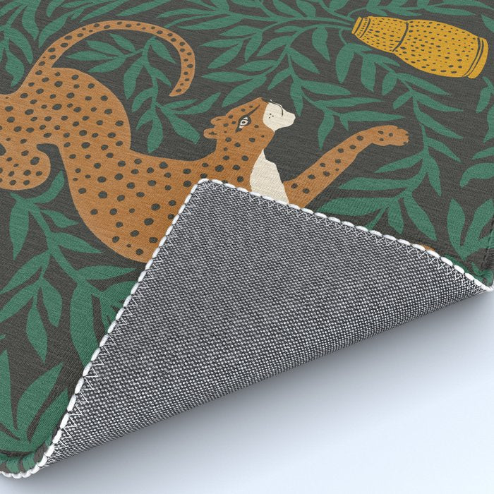 Leopard Vase - midnight Rug Gallery Image 4