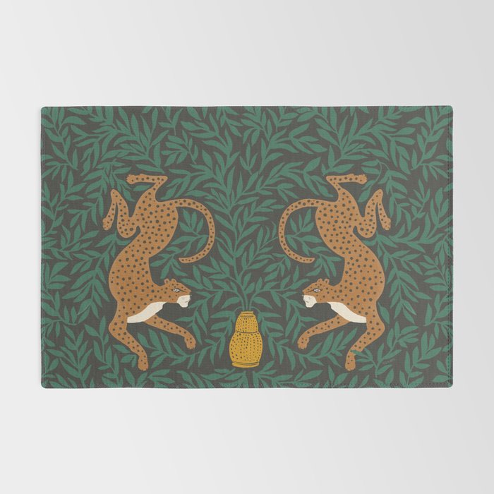 Leopard Vase - midnight Rug Gallery Image 2