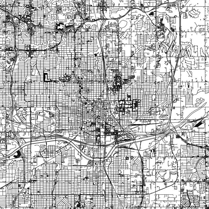 Oklahoma City White Map Coffee Mug Gallery Image 2