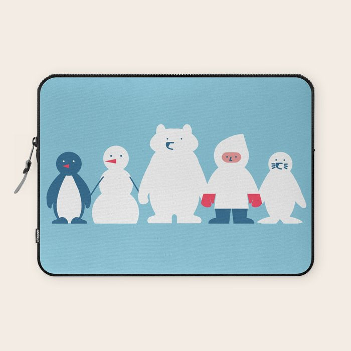 Winter friends Laptop Sleeve Gallery Image 1
