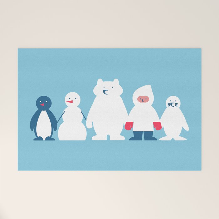 Winter friends Welcome Mat Gallery Image 1
