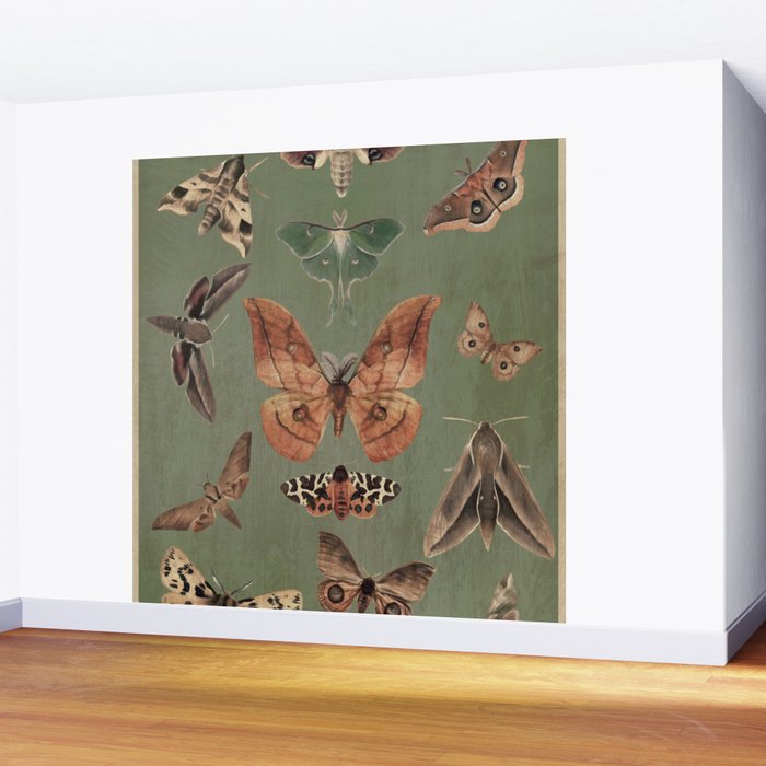 Night butterflies Wall Mural Gallery Image 2